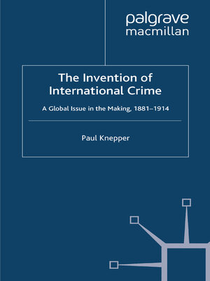 cover image of The Invention of International Crime
